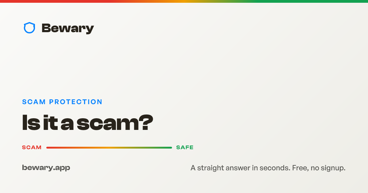Bewary screenshot 1